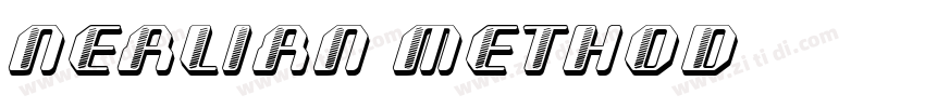 Nealian method字体转换